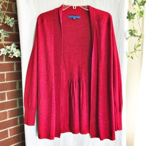 Apt. 9 | Sparkly Cinched Back Cardigan